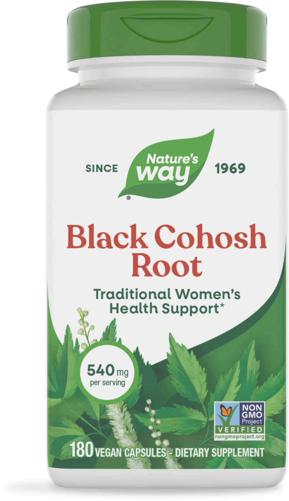<{%PRIMARY_14690%}>Nature's Way® | Black Cohosh Root, 180 capsules