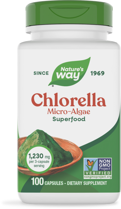 <{%PRIMARY_11850%}>Nature's Way® | Chlorella, 100 capsules