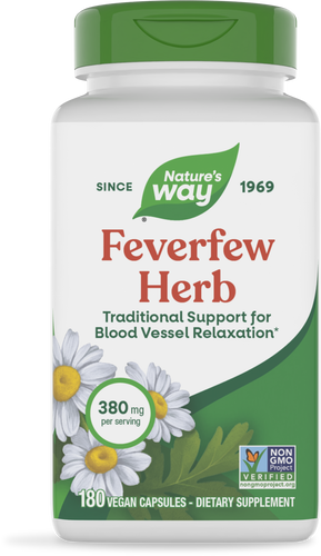 Nature's Way® | Feverfew Herb, 180 capsules Sku:12808E