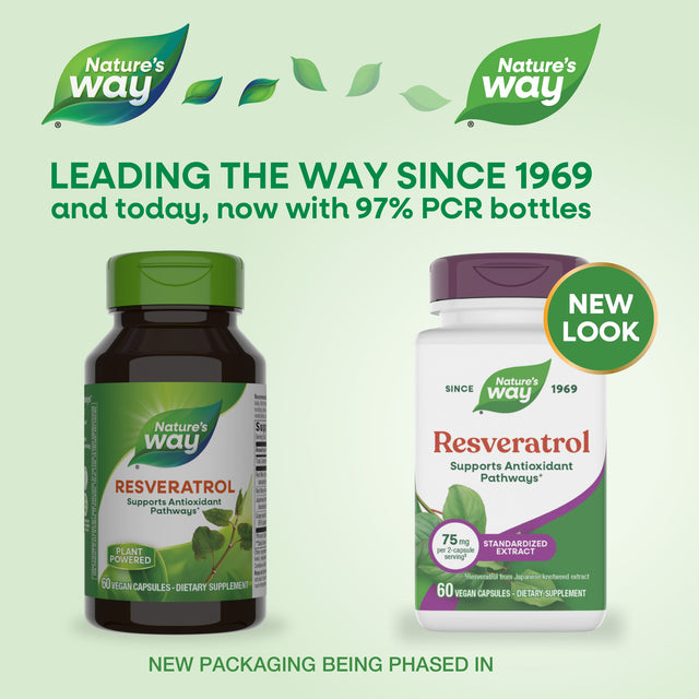 <{%MAIN1_15611%}>Nature's Way® | Resveratrol - package updates old to new
