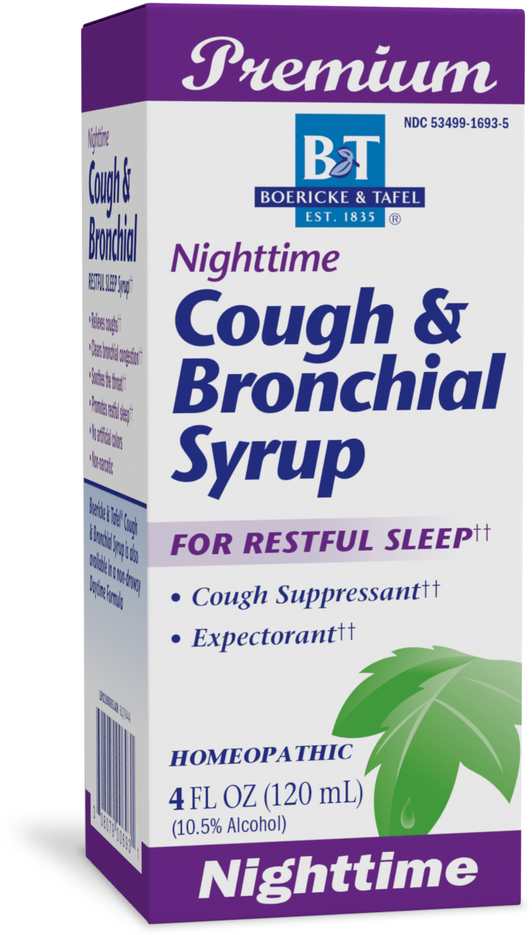 <{%PRIMARY_21900693E%}>Nature's Way® | Boericke & Tafel Nighttime Cough & Bronchial Syrup, 4 fl oz (120 ml)