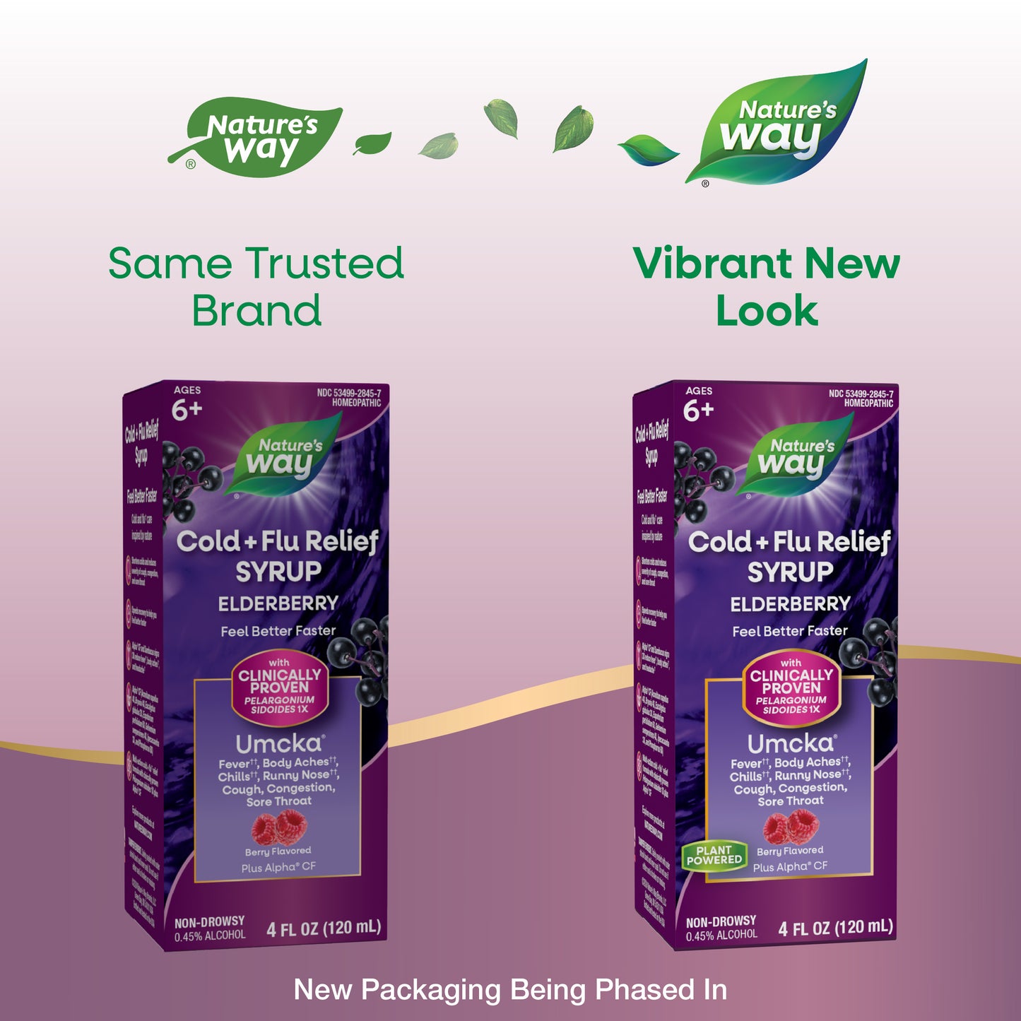 <{%MAIN1_15845%}>Nature's Way® | Umcka Cold+Flu Elderberry Syrup - package updates old to new