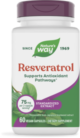 <{%PRIMARY_15611E%}>Nature's Way® | Resveratrol, 60 capsules