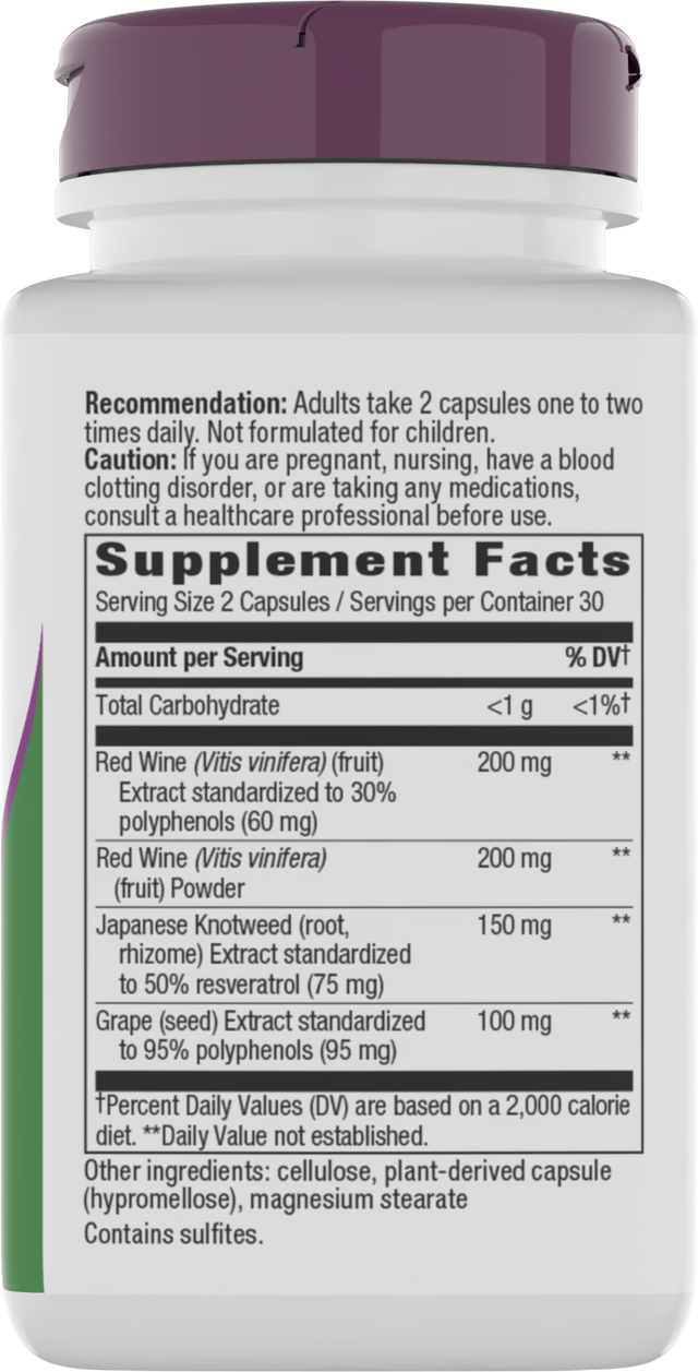 <{%MAIN2_15611%}>Nature's Way® | Resveratrol - right side of pack