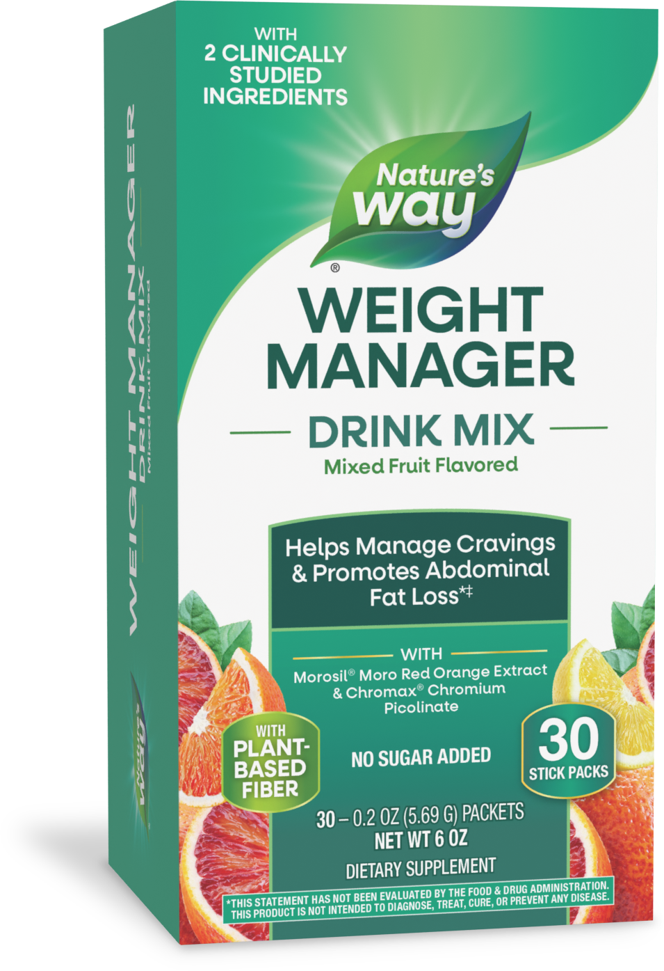 <{%PRIMARY_14985%}>Nature's Way® | Weight Manager Drink Mix, 30 drink mixes, Mixed Fruit