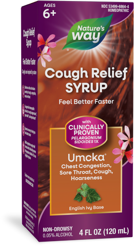 Nature's Way® | Umcka Cough Relief Syrup, 4 fl oz (120 ml), English Ivy Sku:15864E