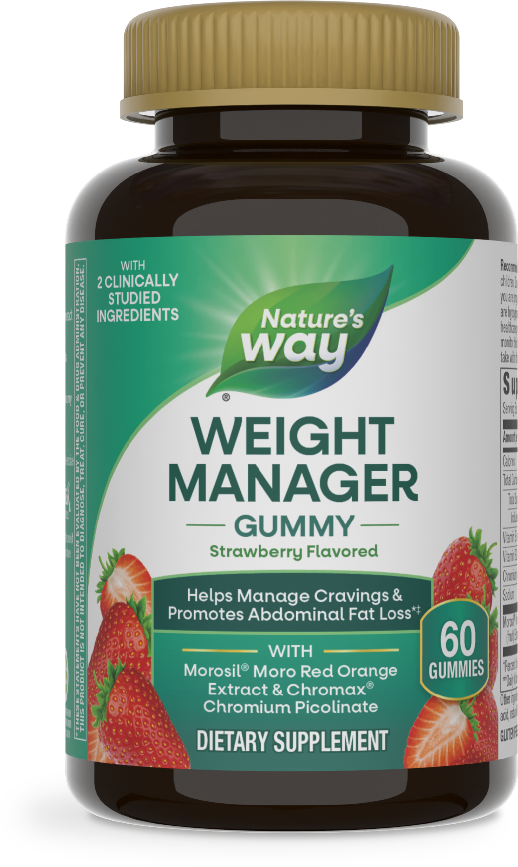 <{%PRIMARY_15930%}>Nature's Way® | Weight Manager Gummy, 60 gummies, Strawberry