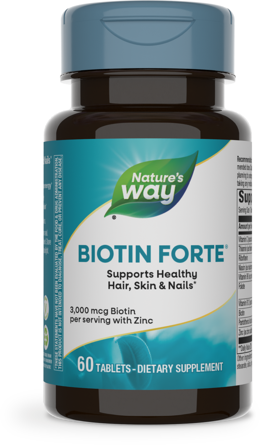 <{%PRIMARY_214008%}>Nature's Way® | Biotin Forte, 60 tablets