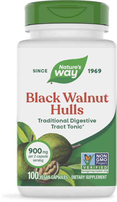 <{%PRIMARY_10600%}>Nature's Way® | Black Walnut Hulls, 100 capsules