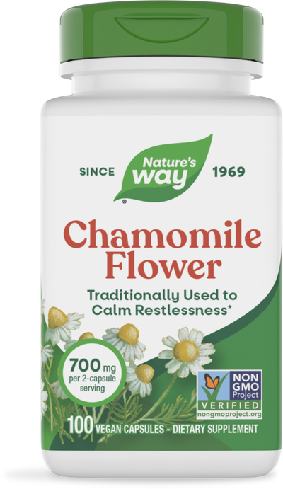 <{%PRIMARY_11600%}>Nature's Way® | Chamomile Flowers, 100 capsules