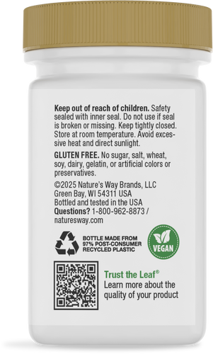 Nature's Way® | Vitamin B12 Lozenges High Potency - back of pack Sku:40440
