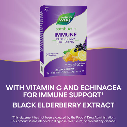 Nature's Way® | Sambucus Immune Elderberry Hot Drink Sku:12087