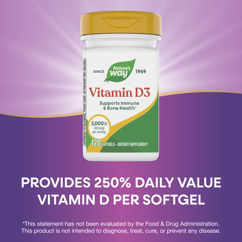Nature's Way® | Vitamin D3 Sku:15590