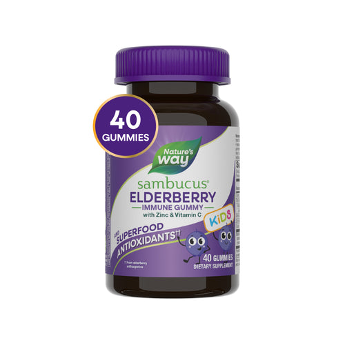 Nature's Way® | Sambucus Kids Elderberry Immune Gummies Sku:12346