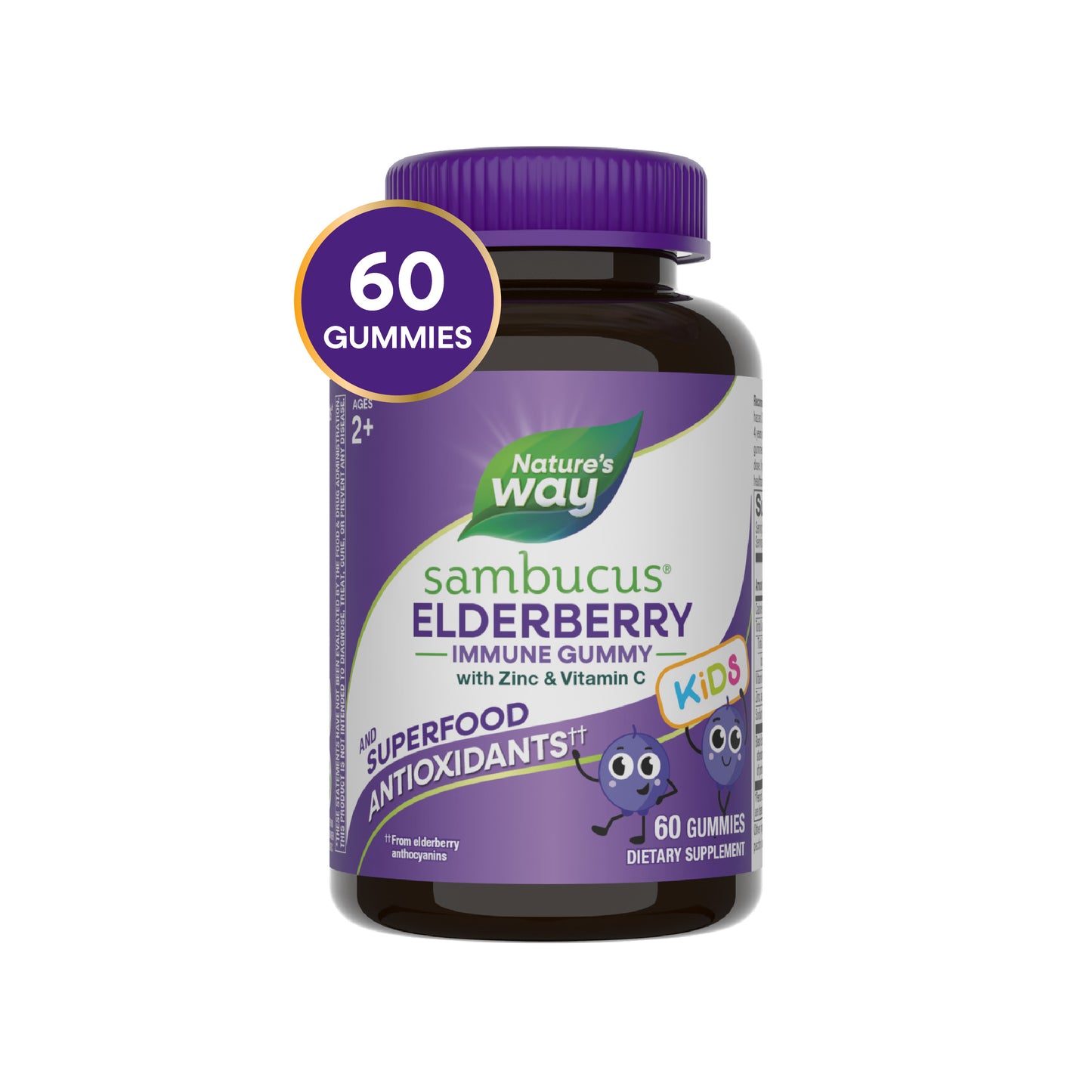 <{%MAIN14_12285%}>Nature's Way® | Sambucus Kids Elderberry Immune Gummies