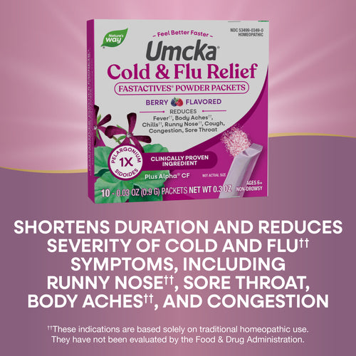 Nature's Way® | Umcka Cold&Flu Relief FastActives Sku:15349