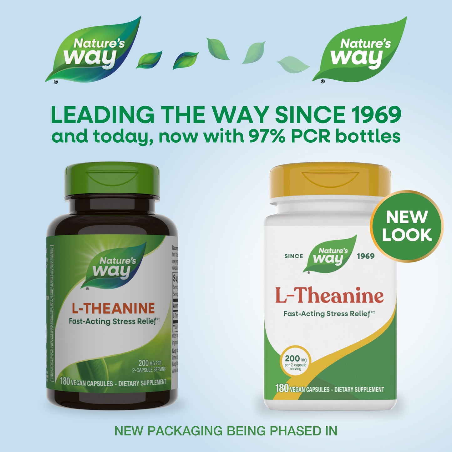 <{%MAIN9_09550%}>Nature's Way® | L-Theanine - package updates old to new
