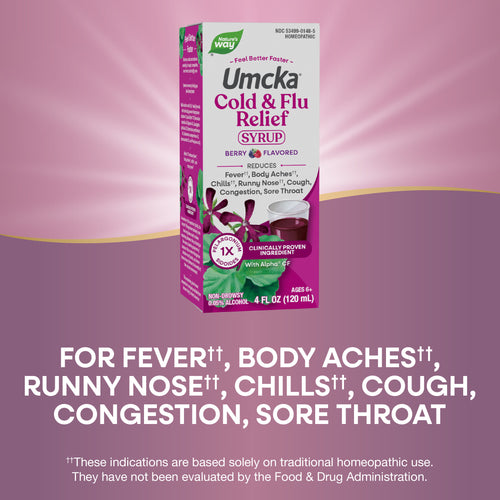 Nature's Way® | Umcka Cold & Flu Relief Syrup Sku:15148