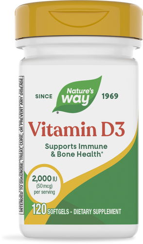 Nature's Way® | Vitamin D3, 120 softgels Sku:15590