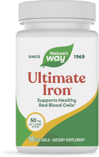 <{%PRIMARY_05229%}>Nature's Way® | Ultimate Iron, 90 softgels