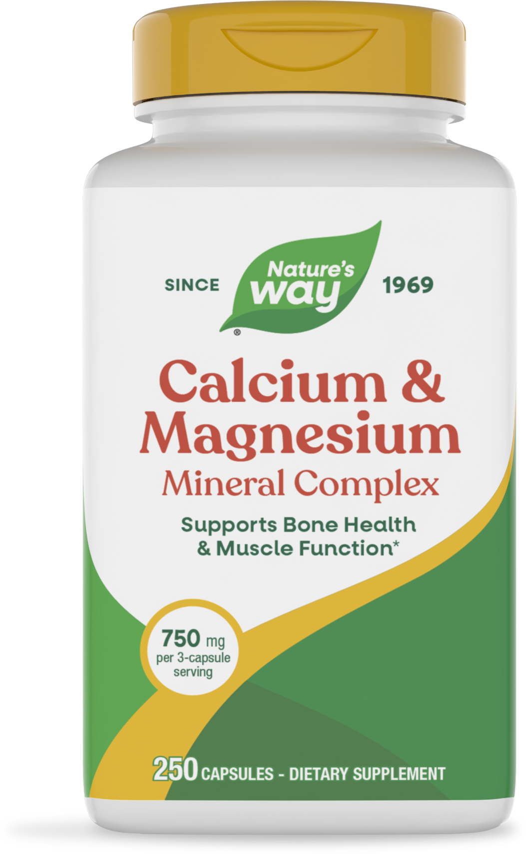 <{%PRIMARY_41311%}>Nature's Way® | Calcium & Magnesium Mineral Complex, 250 capsules