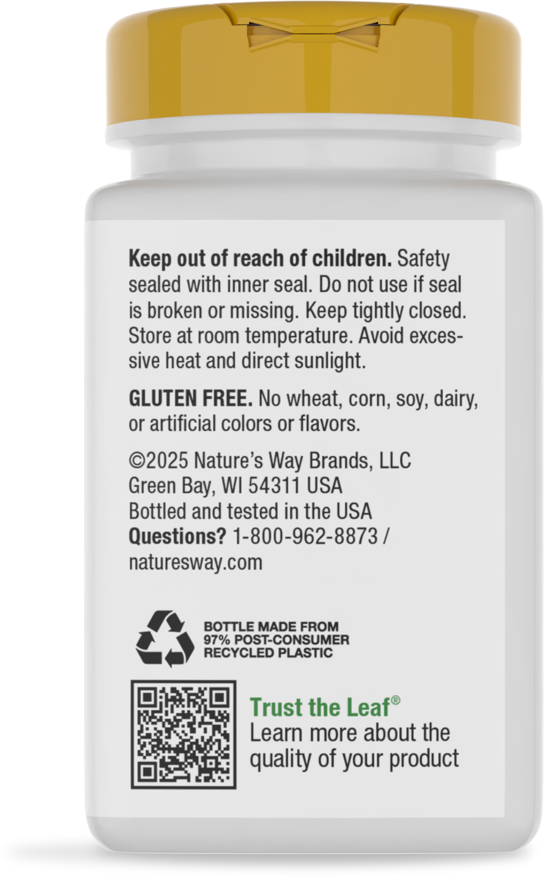 <{%MAIN12_41310%}>Nature's Way® | Calcium & Magnesium Mineral Complex - back of pack