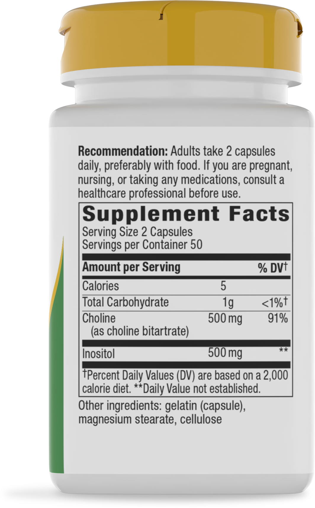 <{%MAIN2_40462%}>Nature's Way® | Choline & Inositol - right side of pack