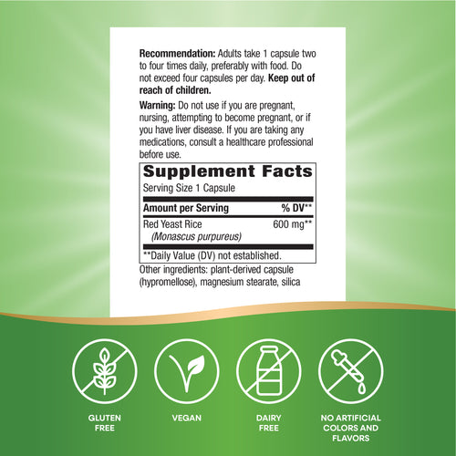 Nature's Way® | Red Yeast Rice Sku:15540