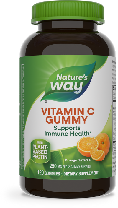<{%PRIMARY_13607E%}>Nature's Way® | Vitamin C Gummies, 120 gummies, Orange
