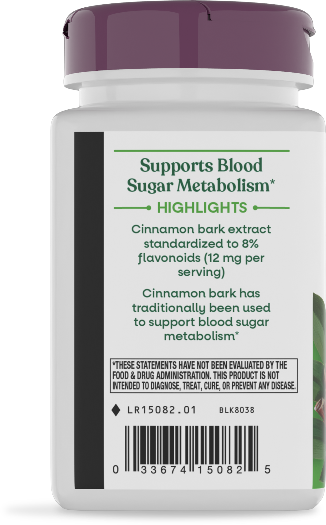 <{%MAIN3_15082%}>Nature's Way® | Cinnamon - left side of pack