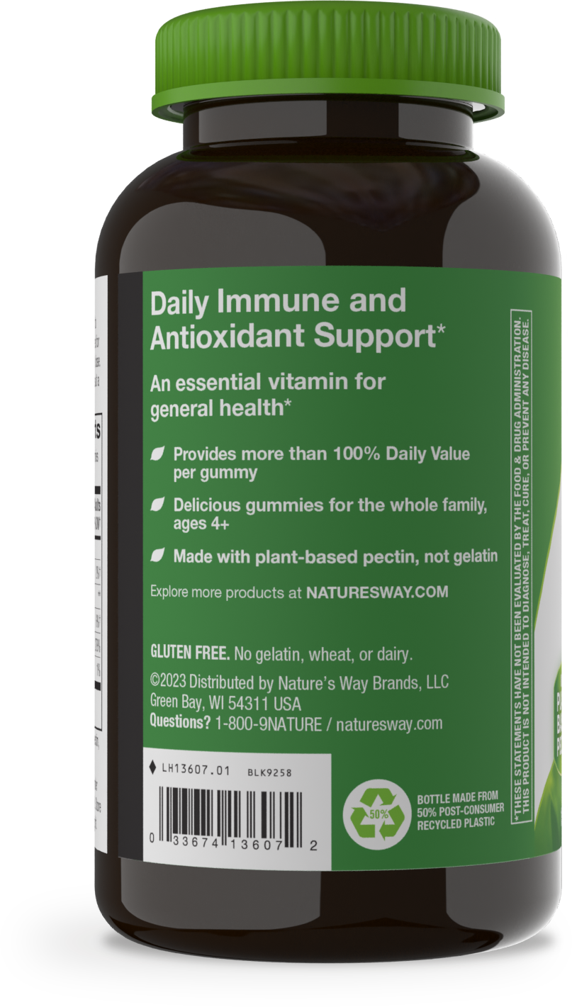 <{%MAIN3_13607%}>Nature's Way® | Vitamin C Gummies - left side of pack