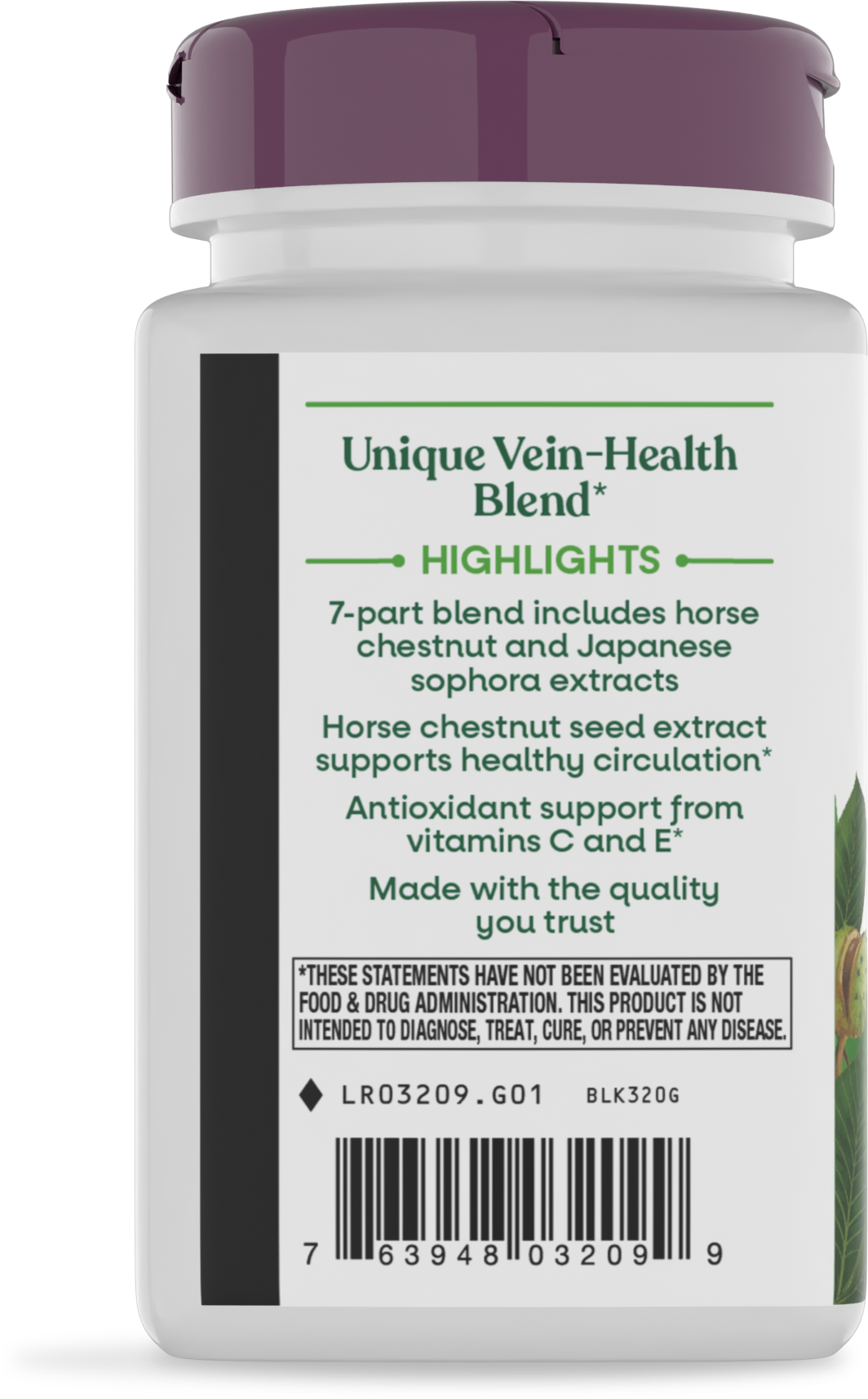 <{%MAIN3_03209%}>Nature's Way® | Hem-Care Premium Blend - left side of pack