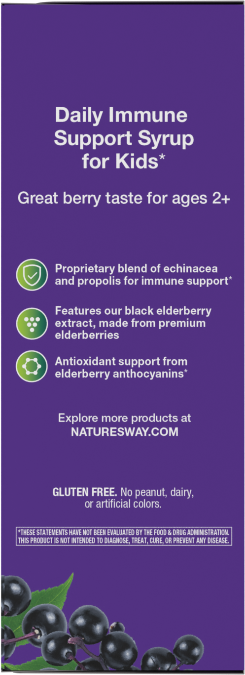 <{%MAIN4_15359%}>Nature's Way® | Sambucus Immune Syrup for Kids* - left side of pack
