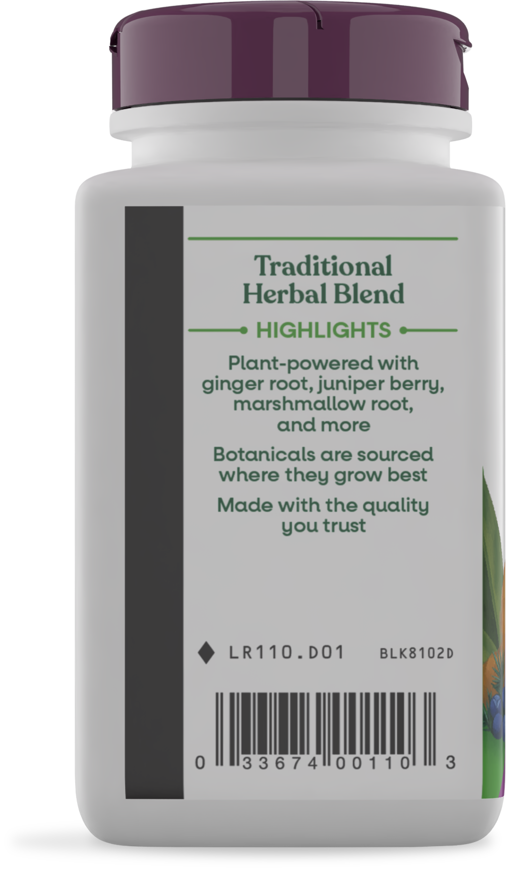 <{%MAIN3_110%}>Nature's Way® | Kidney Bladder Premium Blend - left side of pack