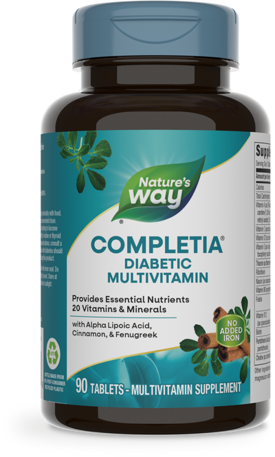 <{%PRIMARY_14924%}>Nature's Way® | Completia Diabetic, 90 tablets