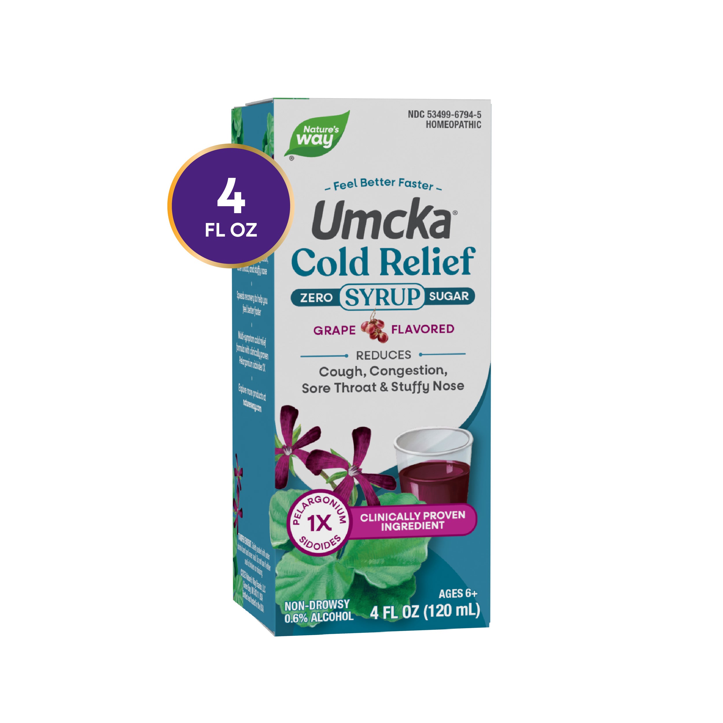 Umcka® Zero Sugar Cold Relief Syrup | Nature's Way®