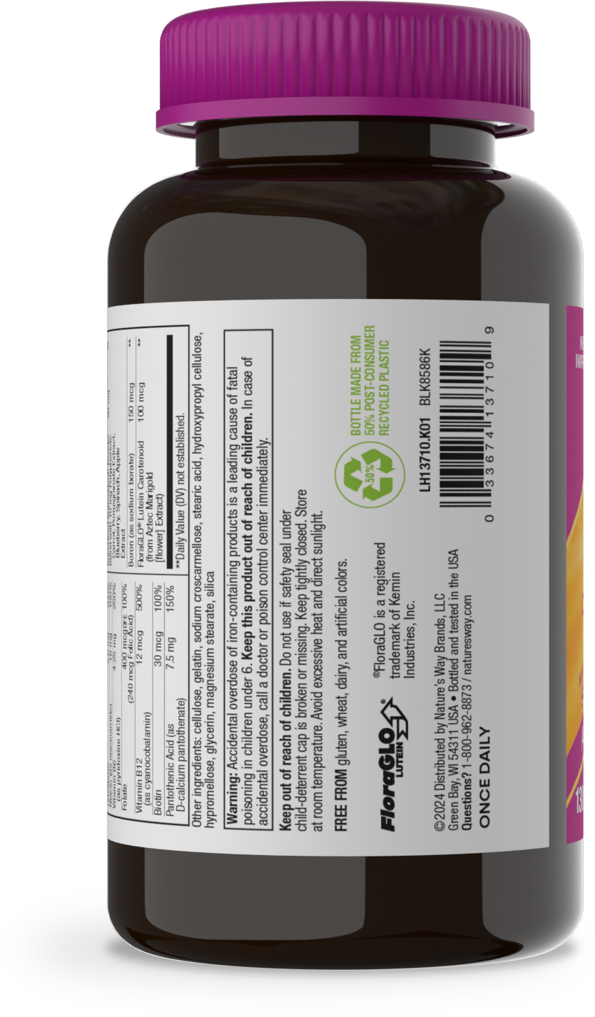 <{%MAIN3_13710%}>Nature's Way® | Alive! Women's Complete Multivitamin - left side of pack