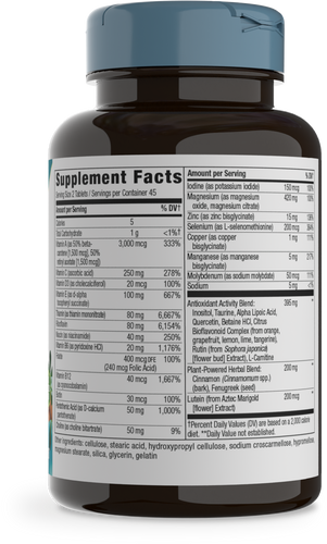 Nature's Way® | Completia Diabetic - right side of pack Sku:14924