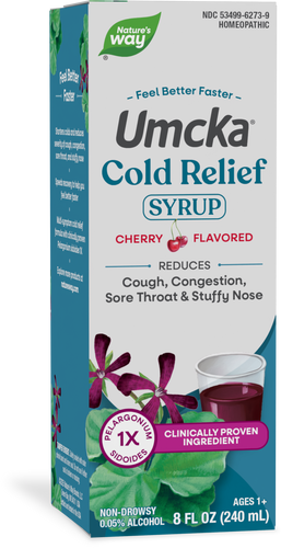 Nature's Way® | Umcka Cold Relief Syrup, 8 fl oz (240 ml), Cherry Sku:15793