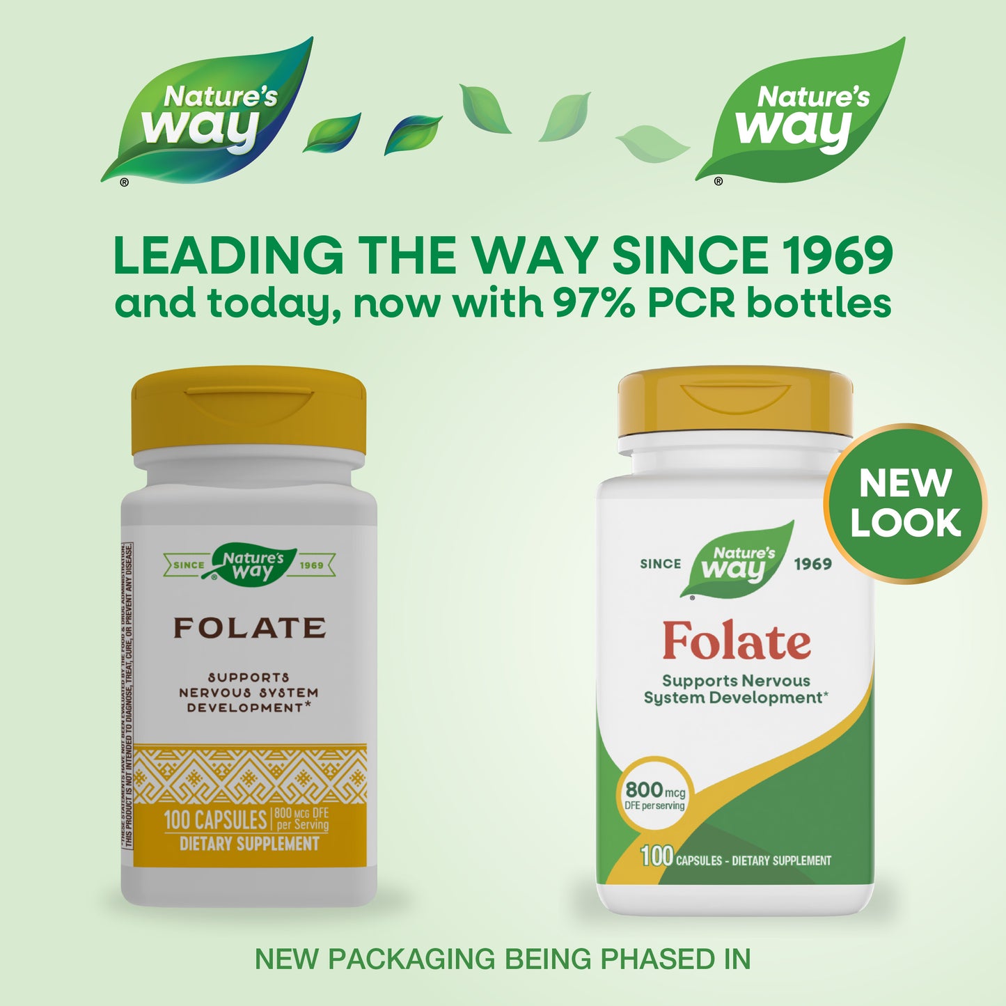 <{%MAIN1_40451%}>Nature's Way® | Folate - package updates old to new