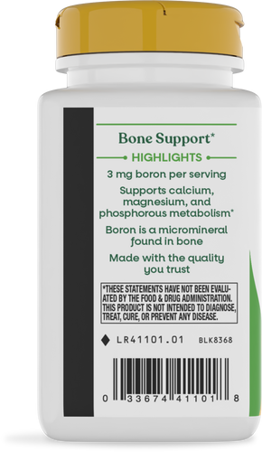 Nature's Way® | Boron Complex - left side of pack Sku:41101