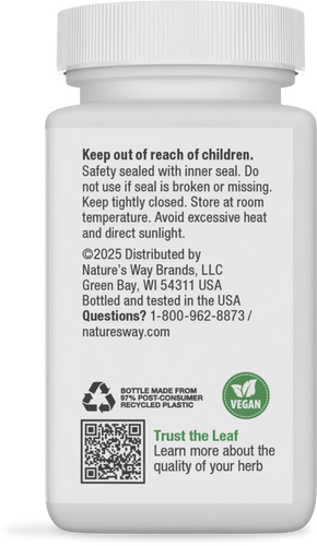 Nature's Way® | Oregano Oil - back of pack Sku:15181