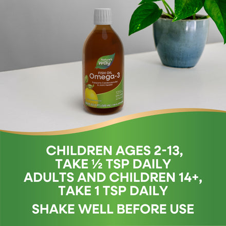 Fish Oil Omega-3 Supplement Facts