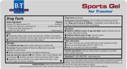 Nature's Way® | Sports Gel - back of pack Sku:21825492