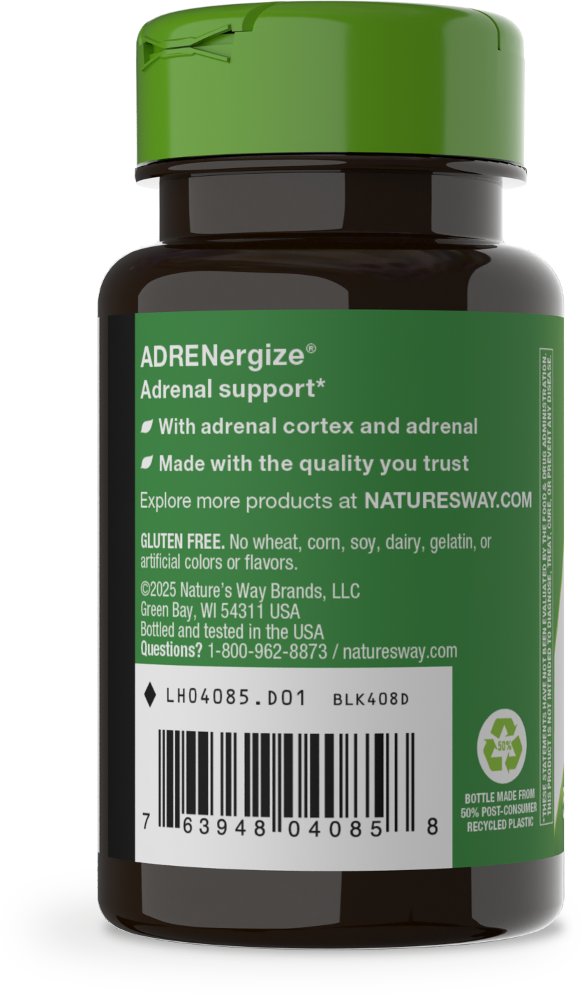 <{%MAIN3_04085%}>Nature's Way® | ADRENergize Adrenal Support - left side of pack