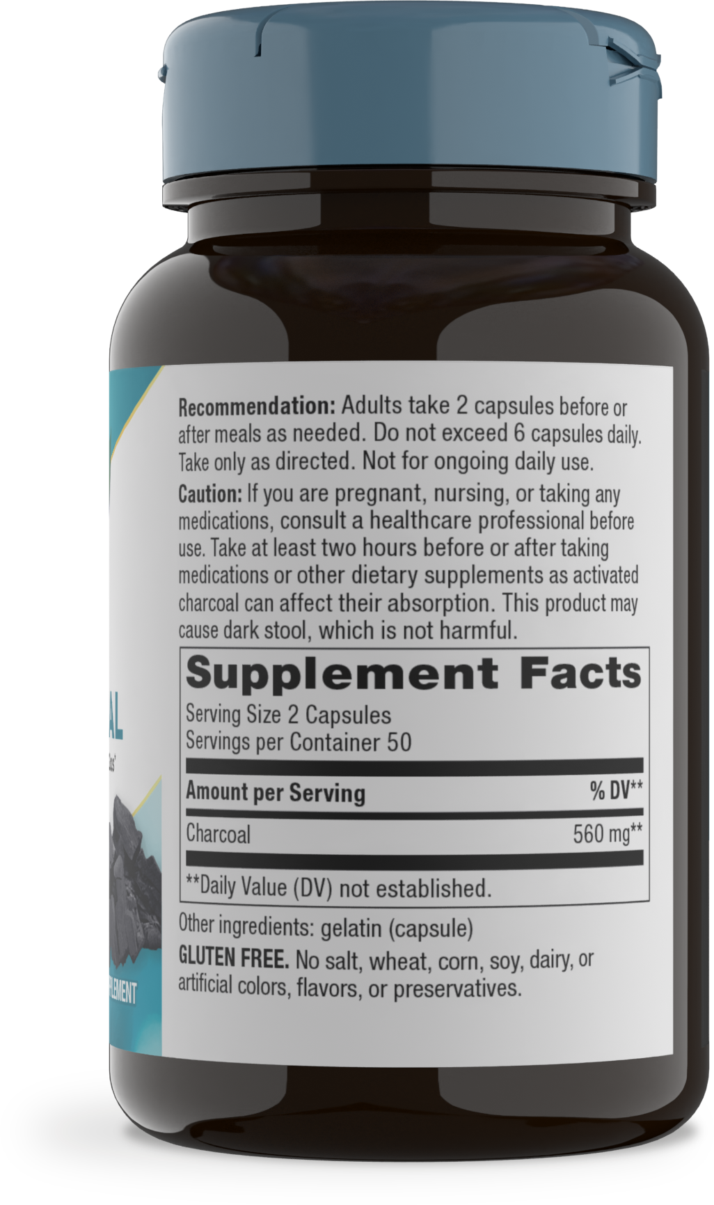 <{%MAIN2_45171%}>Nature's Way® | Activated Charcoal - right side of pack