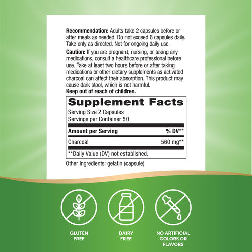 Nature's Way® | Activated Charcoal Sku:45171