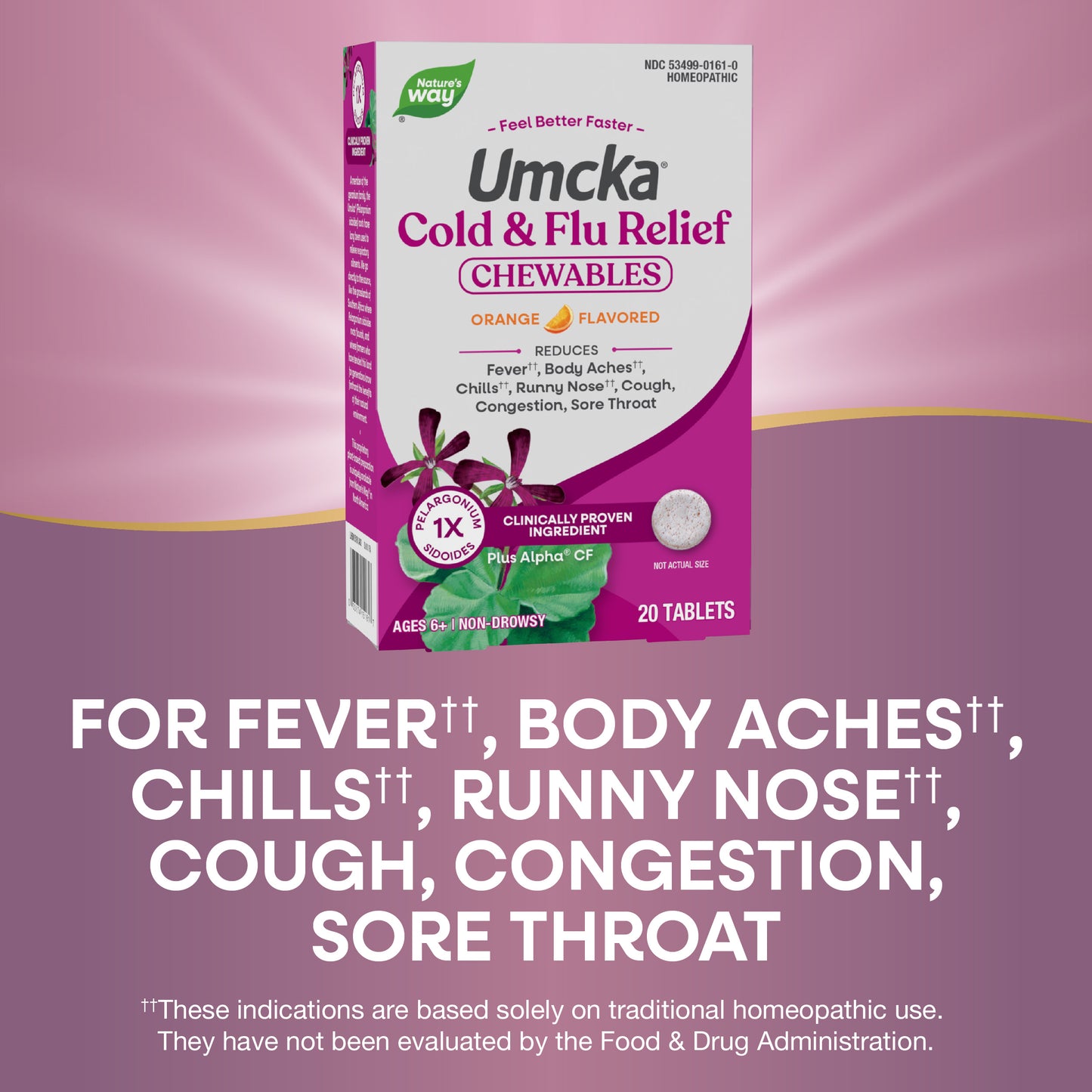 <{%MAIN5_15161%}>Nature's Way® | Umcka Cold & Flu Relief Chewables