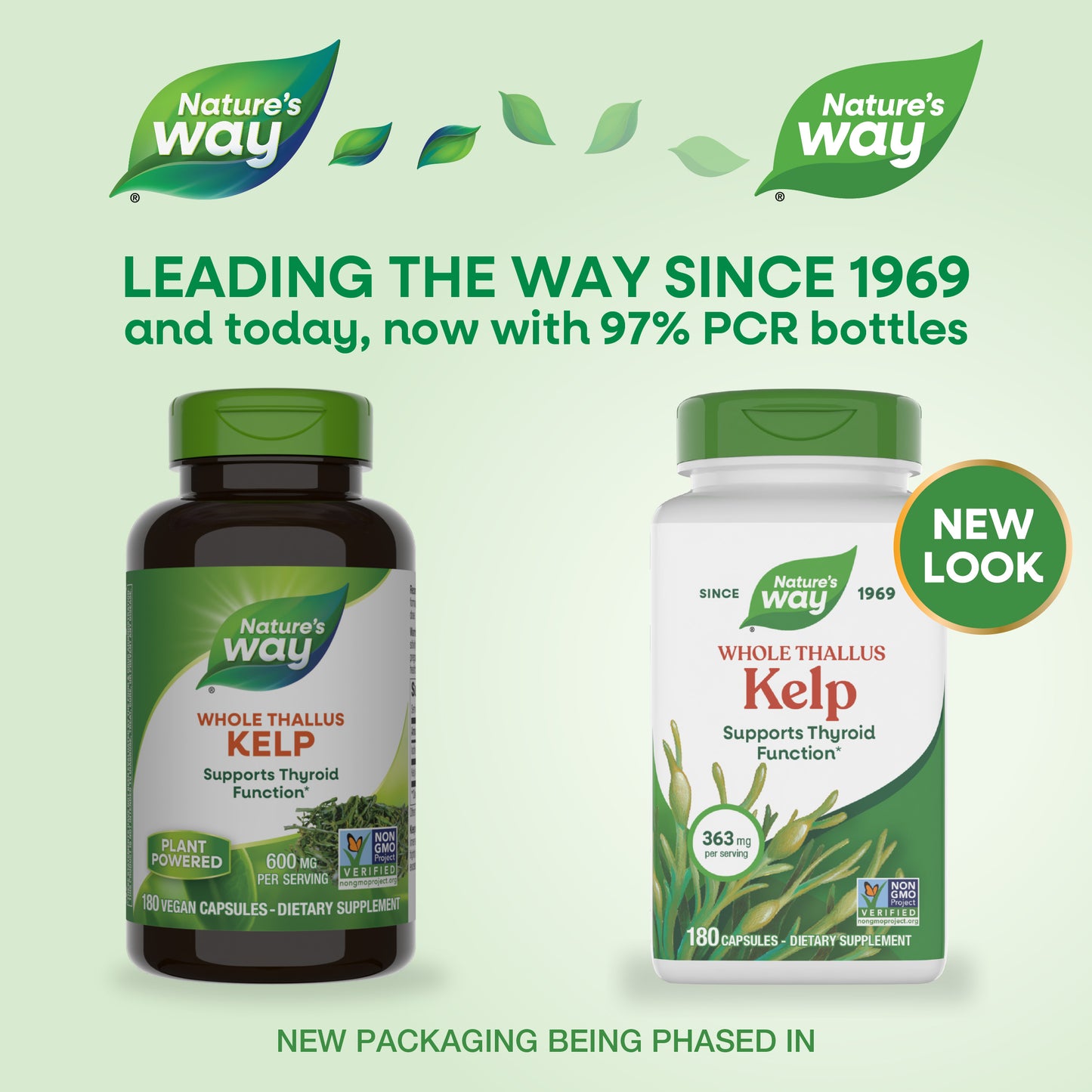 <{%MAIN1_14508%}>Nature's Way® | Kelp - package updates old to new