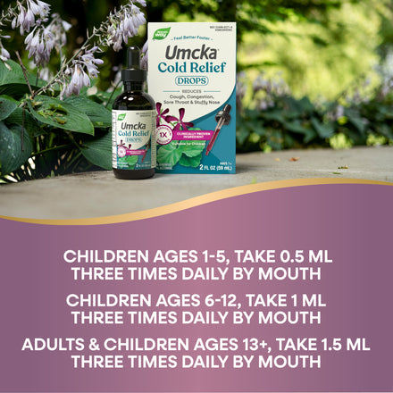 Umcka Cold Relief Drops Supplement Facts
